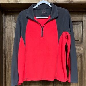 Tek Gear Zip Up Sweater - pinkand Gray